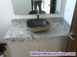 Trabajos de piedra interiores cocinas , baos , muebles personalizados