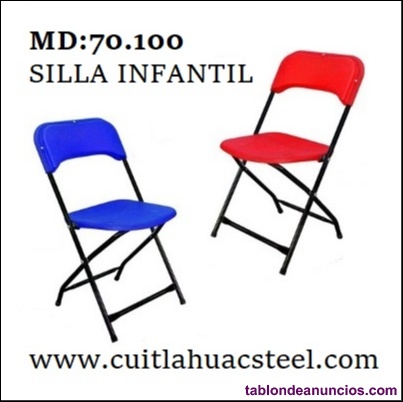 Sillas plegables de plastico reforzada merida yucatan