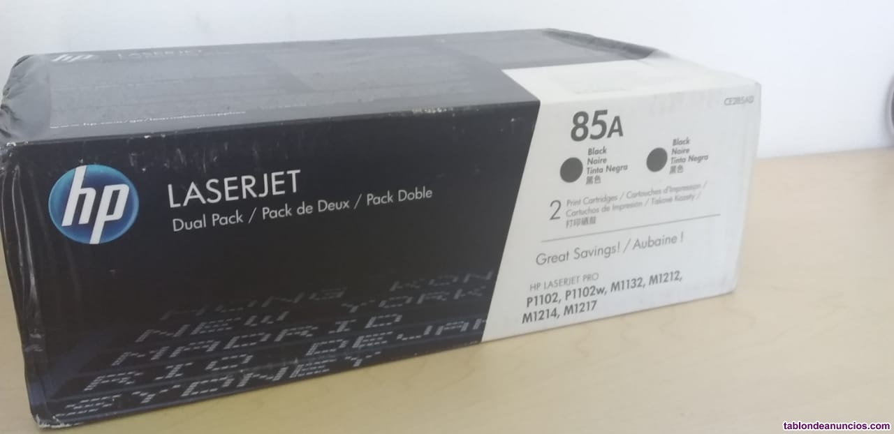 Toner hp 85a para impresora laser jet