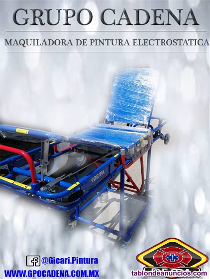 Aplicacion de pintura electrostatica
