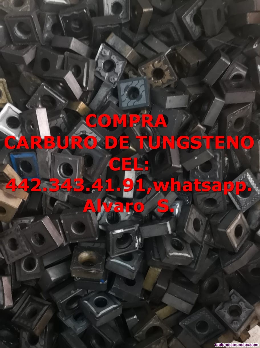 Compra de scrap de carburo de tungsteno en chihuahua