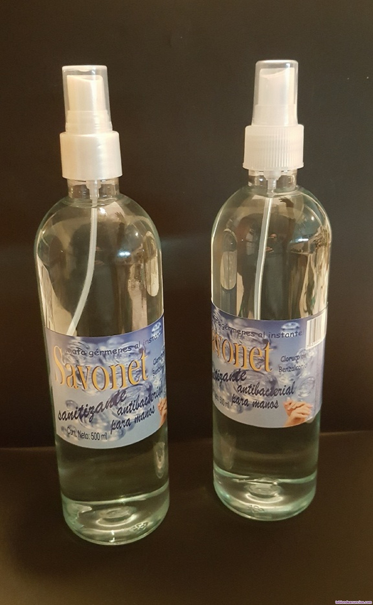 Sanitizante para manos savonet de 500 ml