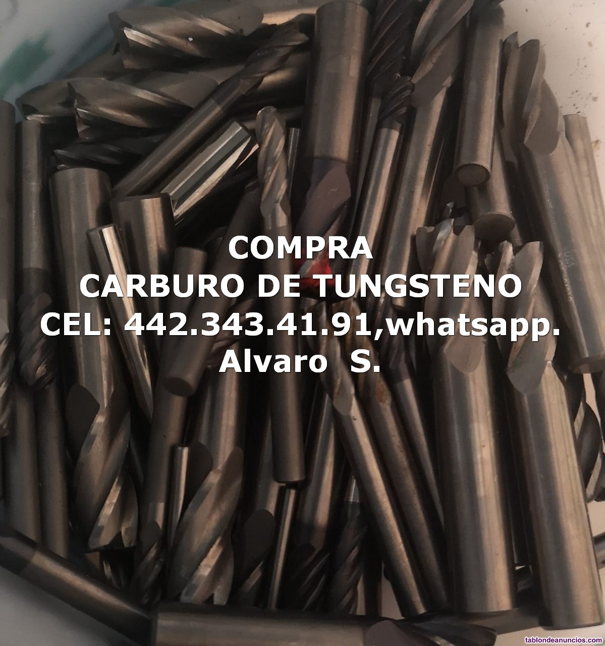 Compra de broca de carburo de tungsteno 