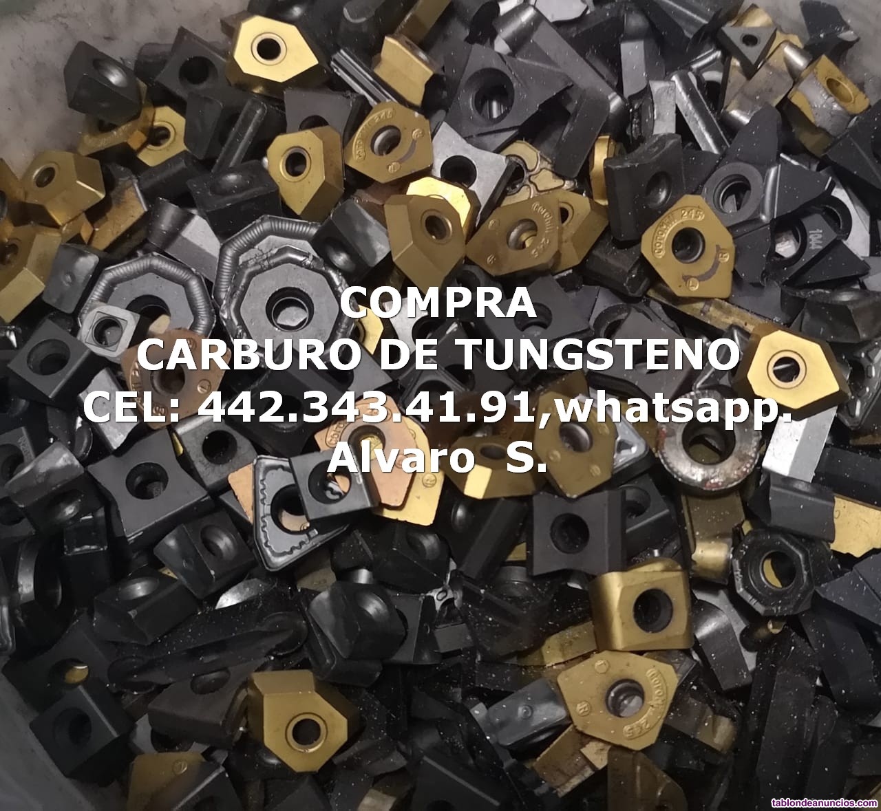 Compra cortadores de carburo de tungsteno