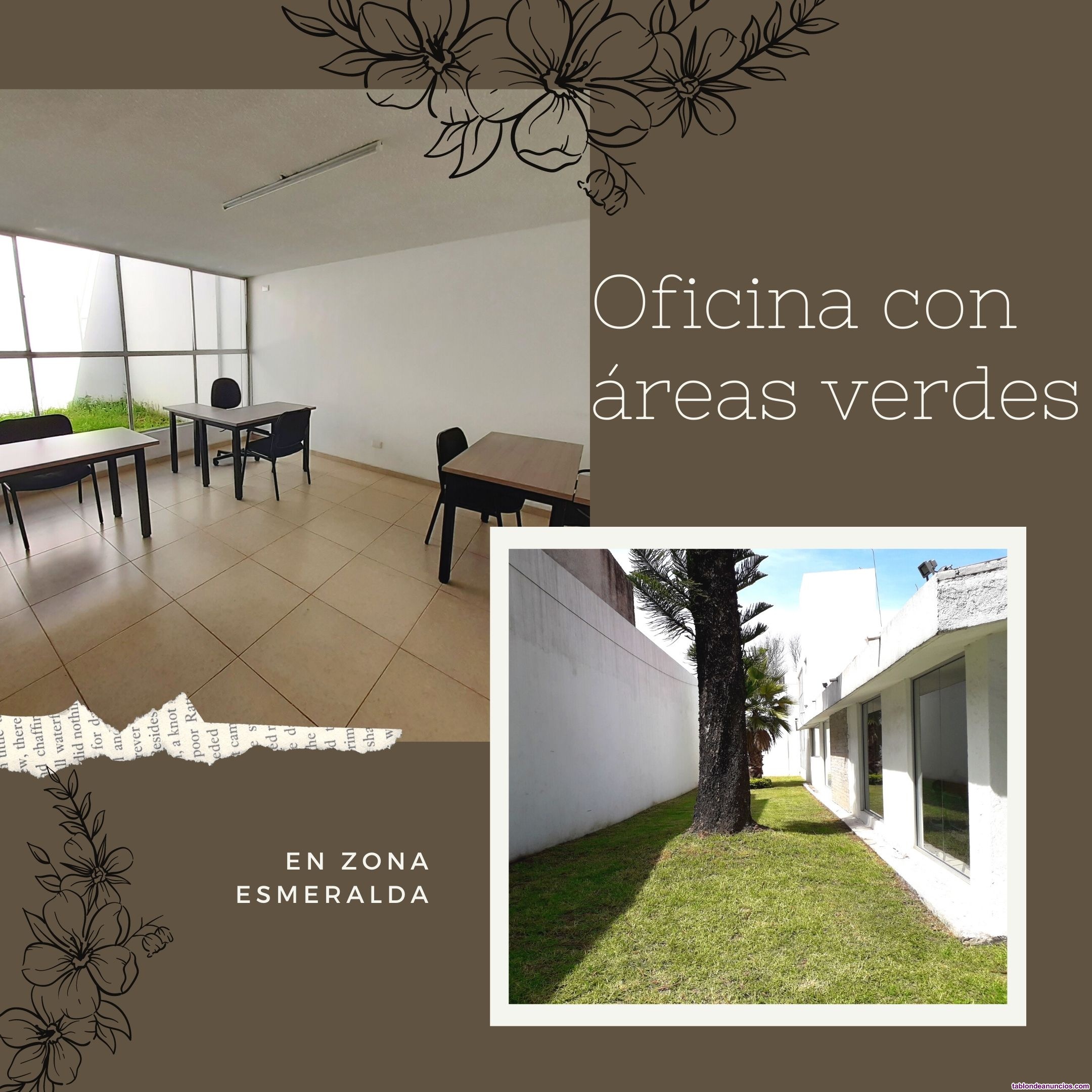 Oficina en renta con servicios incluidos