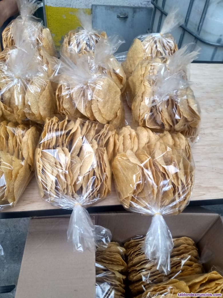 Solicito socio para comercializar tostadas y totopos chilaquil