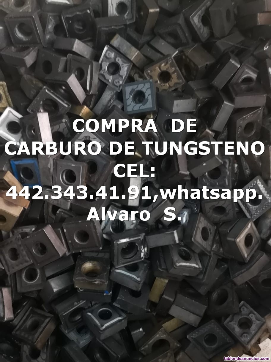 Compra desperdicio de carburo de tungsteno en oaxaca