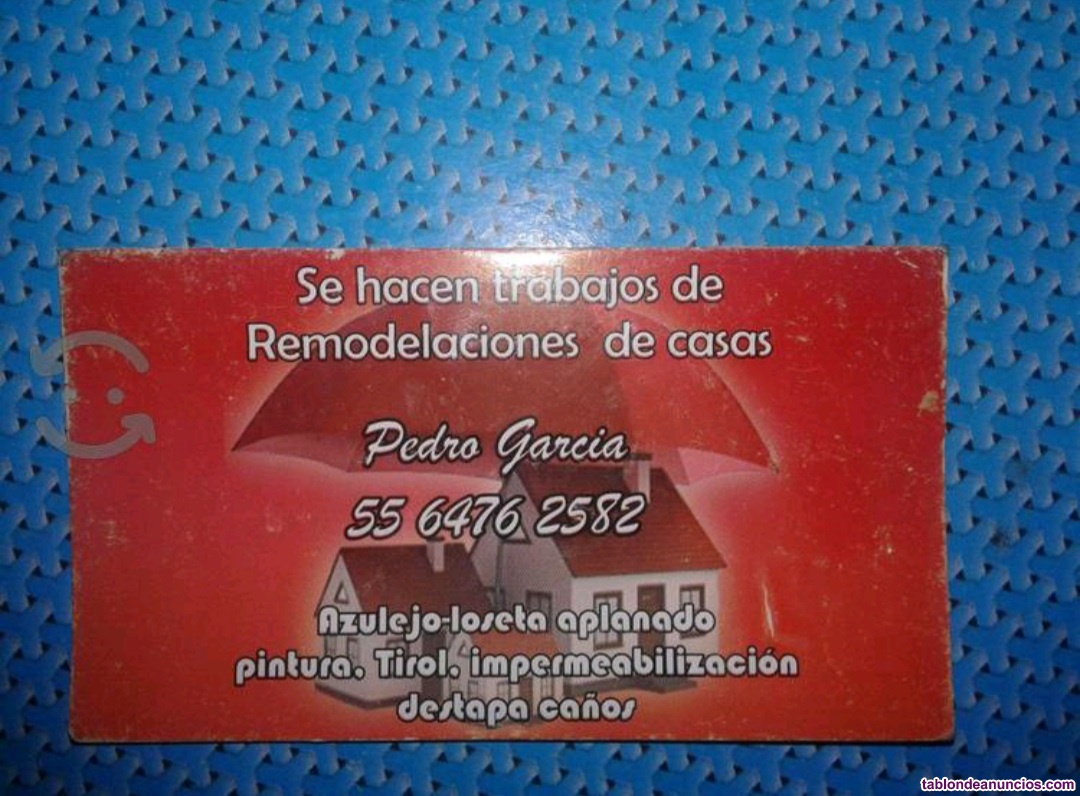 Trabajos en general "pedro garcia"