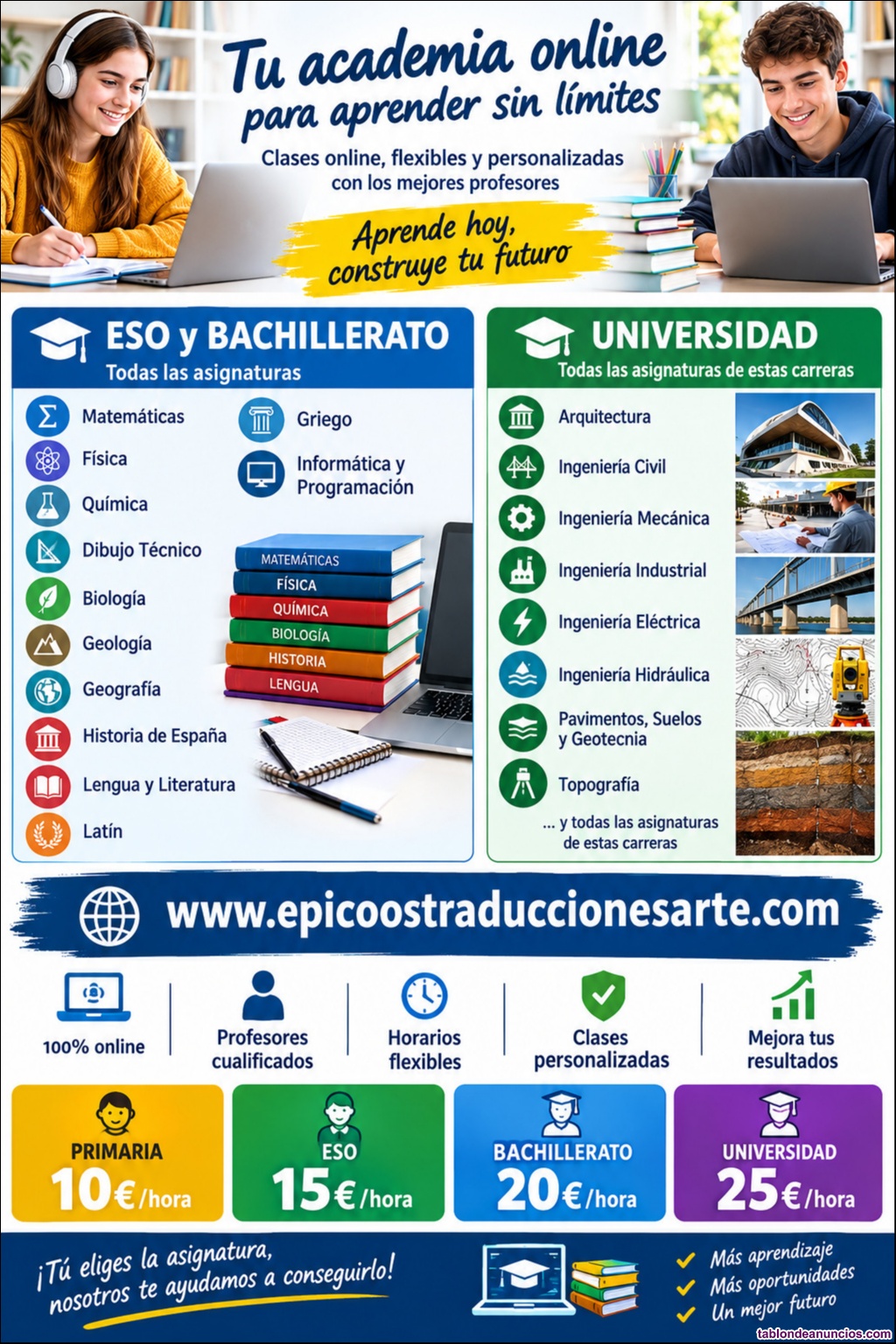 Academia online epicoos busca profesores